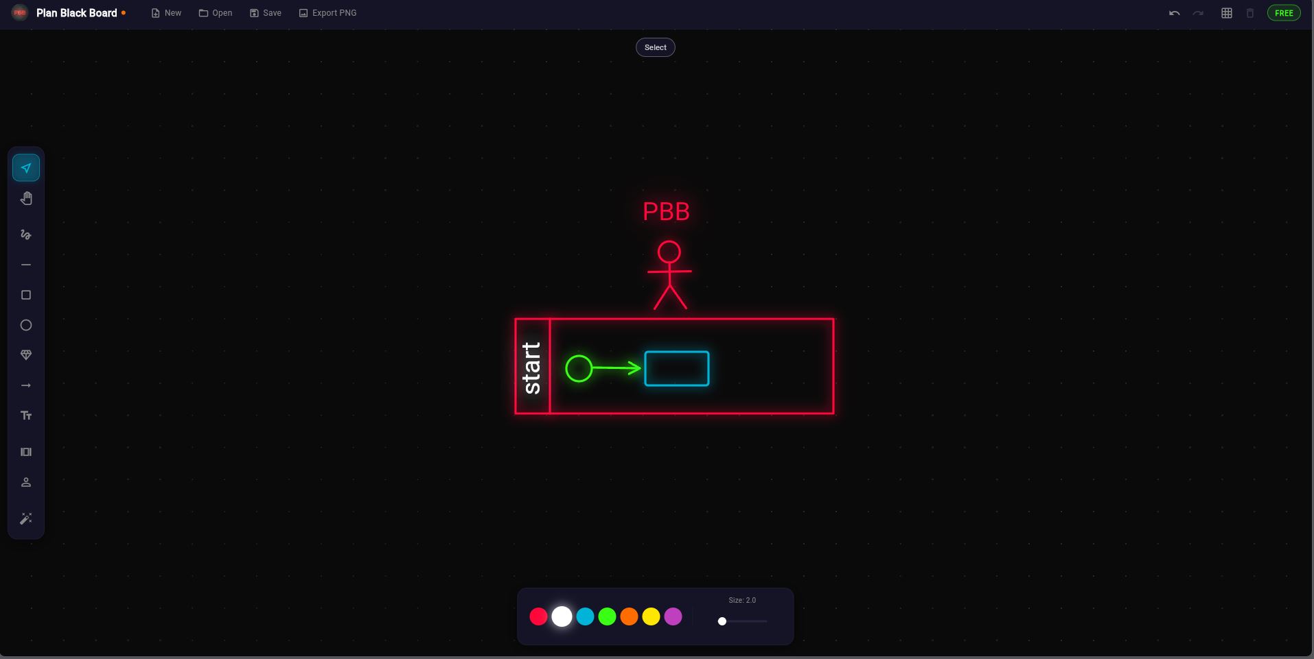 logo Plan Black Board